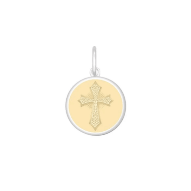 Lola Cross Pendant - Gold Center - Small - Lola