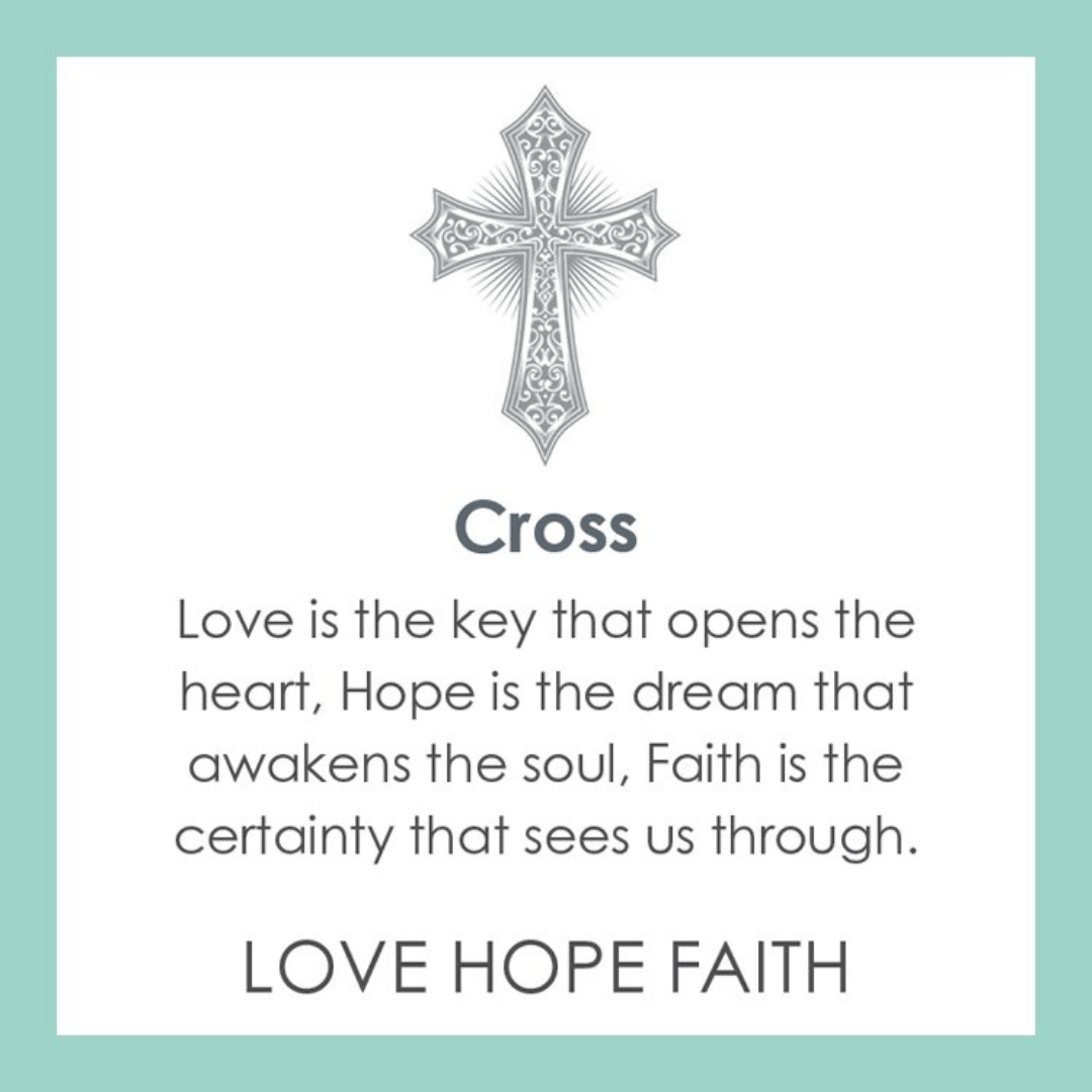 Lola Cross Pendant - Mini - Alpine White - Lola