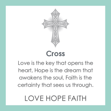 Lola Cross Pendant - Mini - Alpine White - Lola