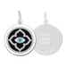 Lola Evil Eye Pendant - Black/Silver - Small - Lola