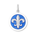 Lola Fleur De Lis Pendant - Periwinkle - Small - Lola