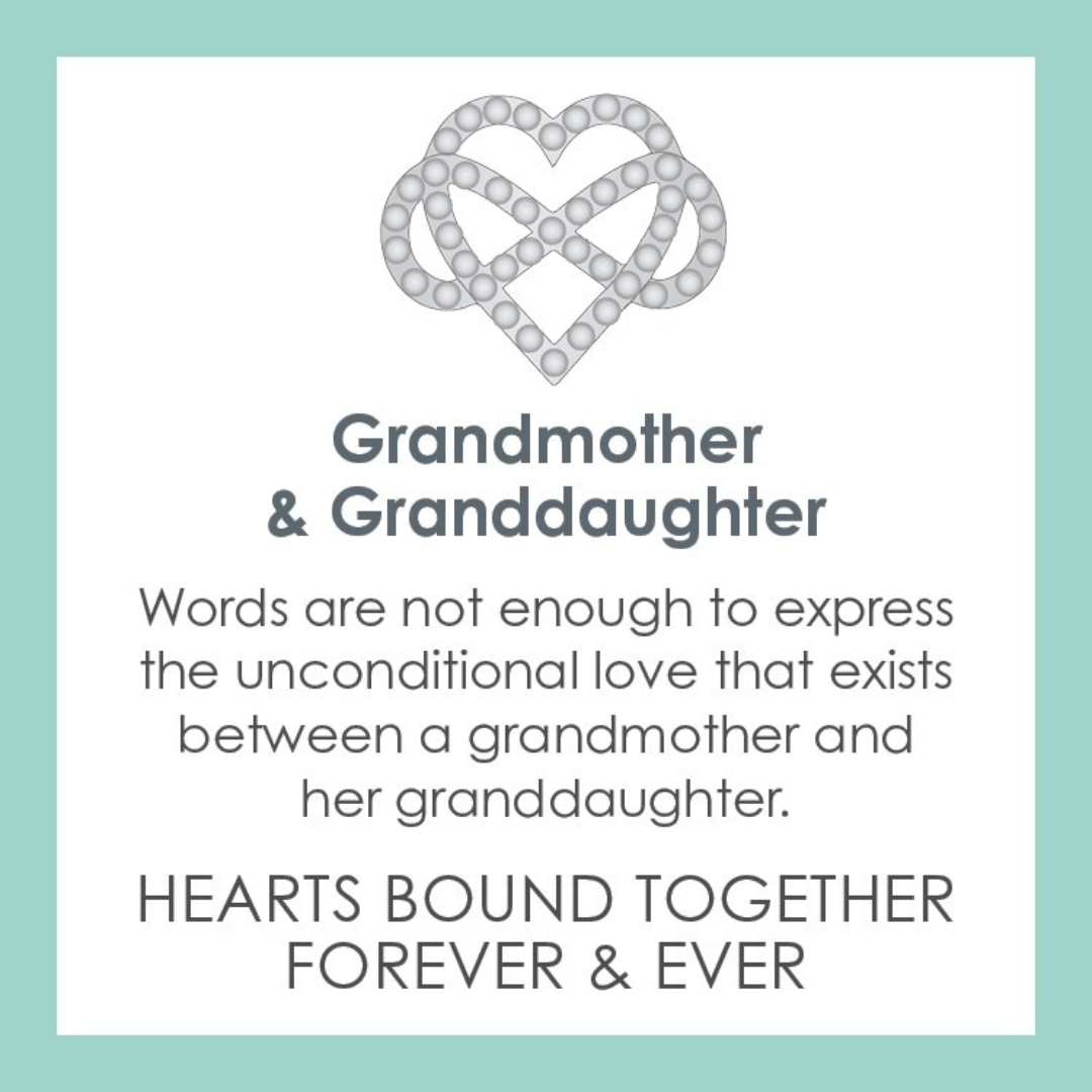 Lola Grandmother/Granddaughter Pendant - Gold/White - Small - Lola