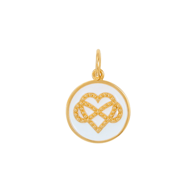 Lola Grandmother/Granddaughter Pendant - Gold/White - Small - Lola