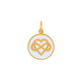 Lola Grandmother/Granddaughter Pendant - Gold/White - Small - Lola
