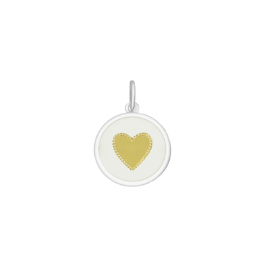 Lola Heart Pendant - Gold Center - Lola