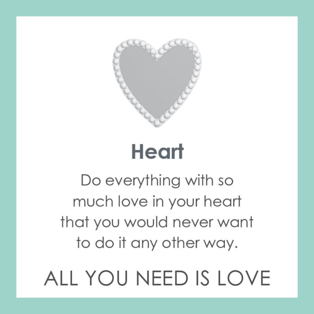 Lola Heart Pendant - Gold Center - Lola