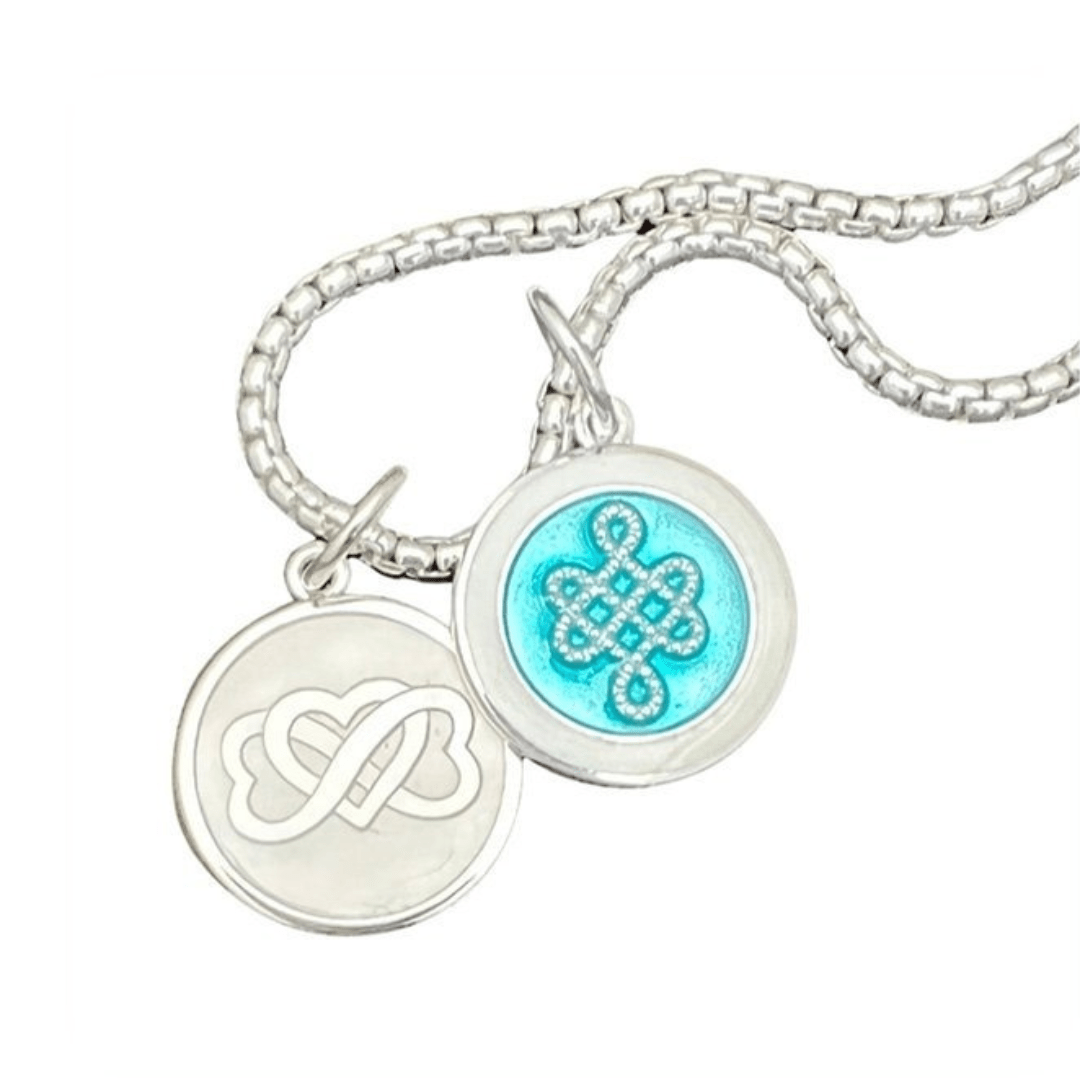 Lola Mother & Daughter Pendant - Blue Sea - Lola