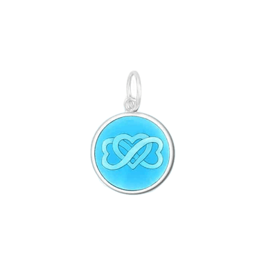 Lola Mother & Son Pendant - Light Blue - Lola