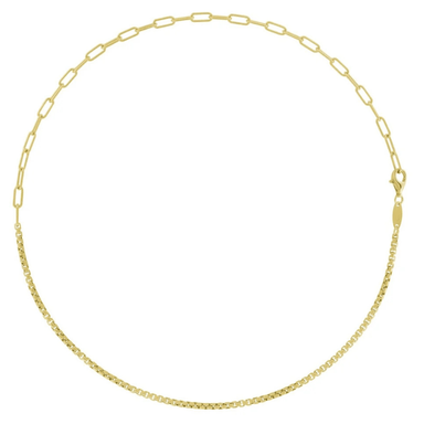Lola Oval & Rounded Split Chain - Gold - Lola