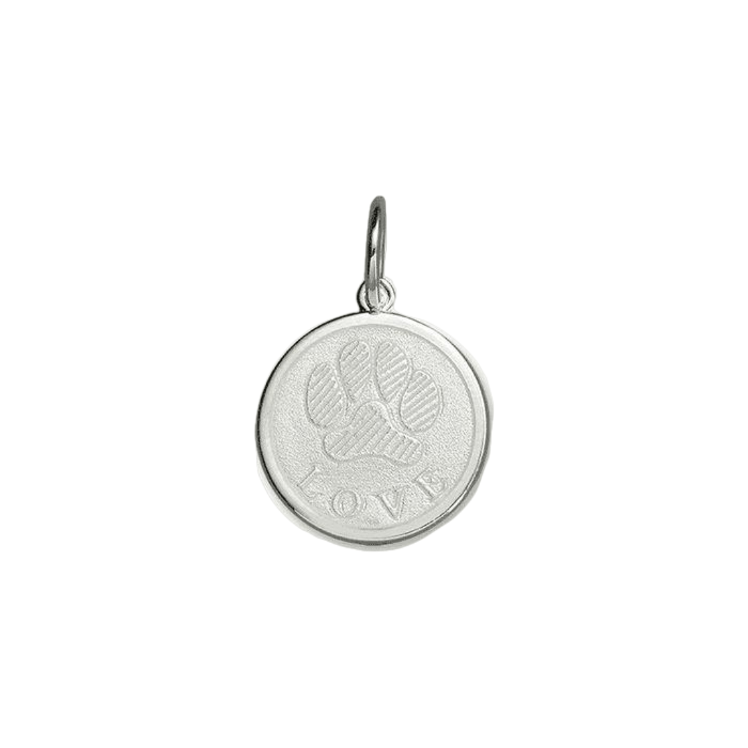Lola Paw Print Pendant - Alpine White - Lola