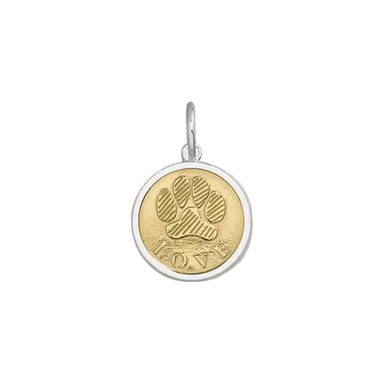 Lola Paw Print Pendant - Gold - Small - Lola