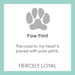 Lola Paw Print Pendant - Gold - Small - Lola
