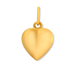 Lola Puffy Heart Pendant - Gold - Lola