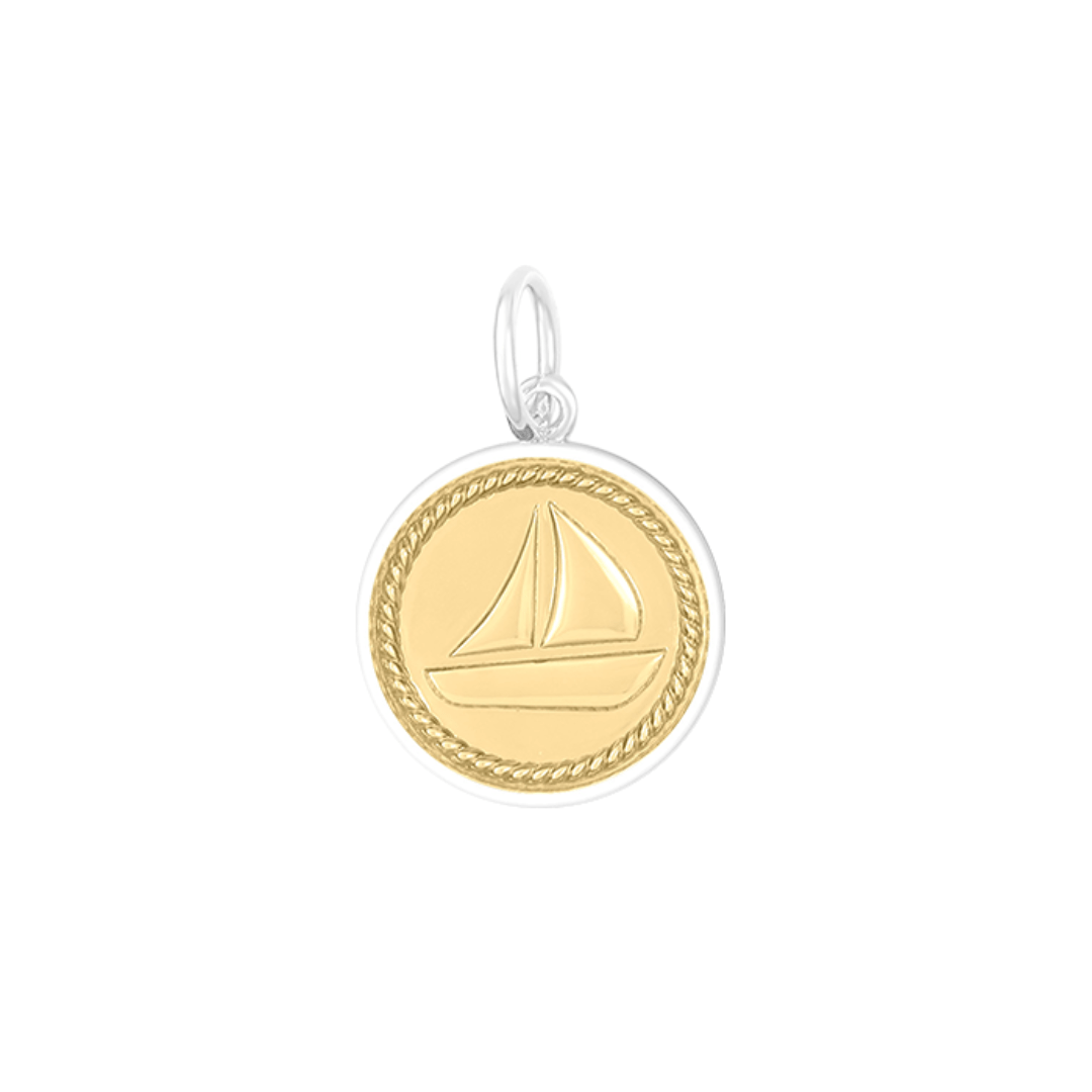 Lola Sailboat Pendant - Gold Small - Lola