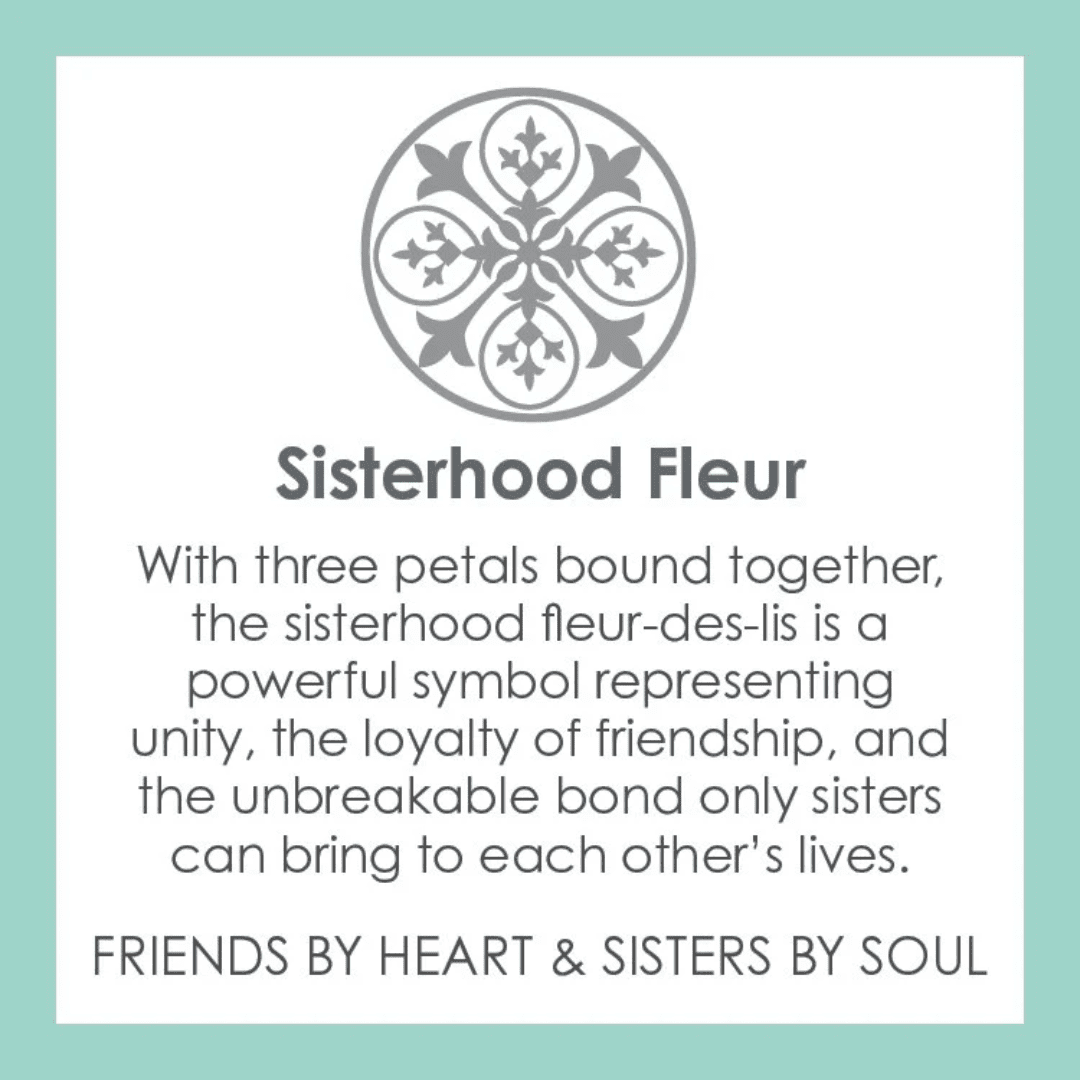 Lola Sisterhood Fleur Pendant - Gold/Alpine White - Small - Lola