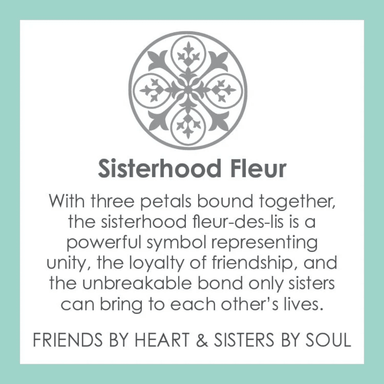 Lola Sisterhood Fleur Pendant - Gold/Alpine White - Small - Lola