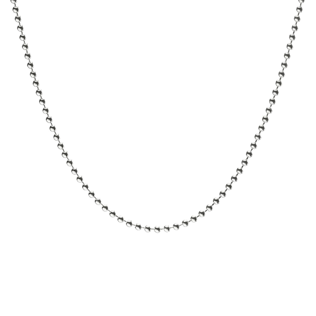 Lola Sterling Ball Chain - 2mm - 18" - Lola