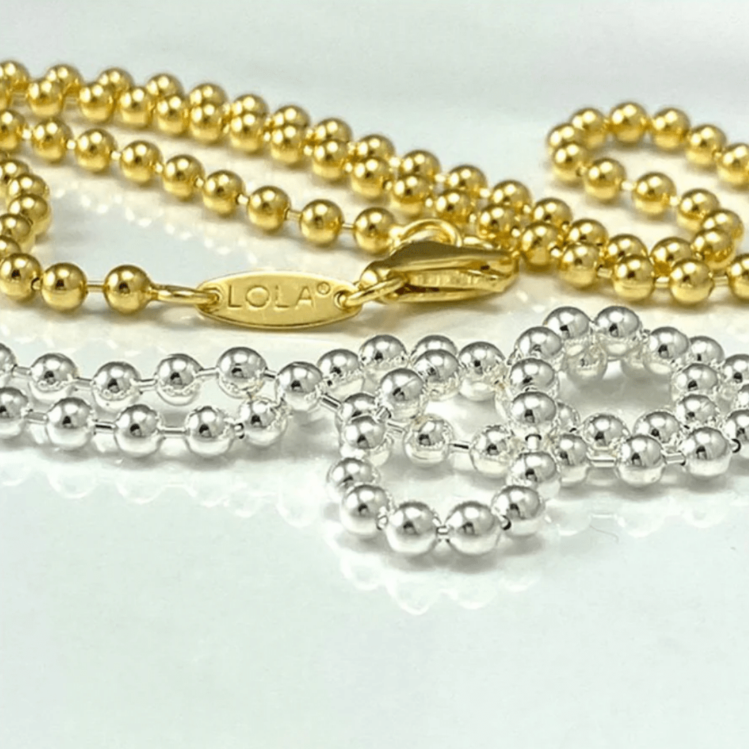 Lola Sterling Ball Chain - 2mm - 18" - Lola