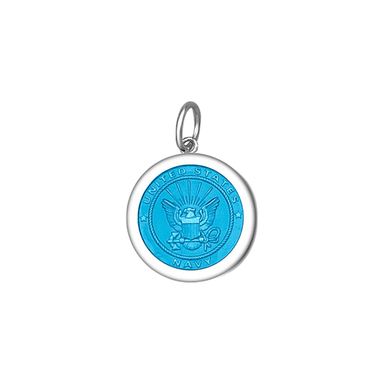 Lola United Navy Pendant - Light Blue - Small - Lola