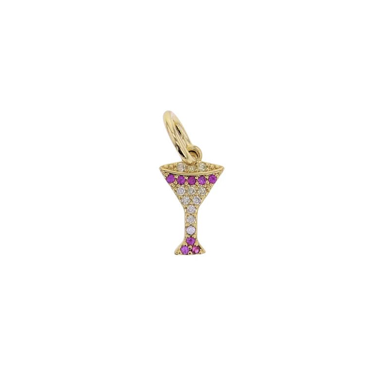 Lotus Pink Martini Charm - Lotus