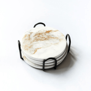 Lynn & Liana Ceramic Resin Coasters - Lynn & Liana