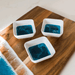Lynn & Liana Resin Accented Ceramic Dipping Bowls - Lynn & Liana