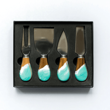 Lynn & Liana Resin Coated Cheese Knife Set - Lynn & Liana