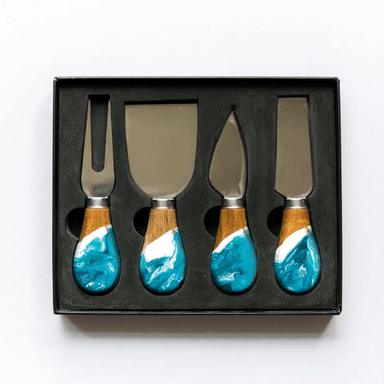 Lynn & Liana Resin Coated Cheese Knife Set - Lynn & Liana