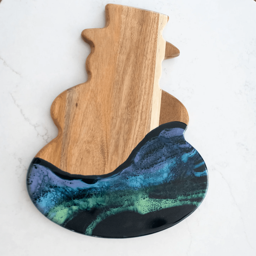 Lynn & Liana Snowman Charcuterie Board - Lynn & Liana