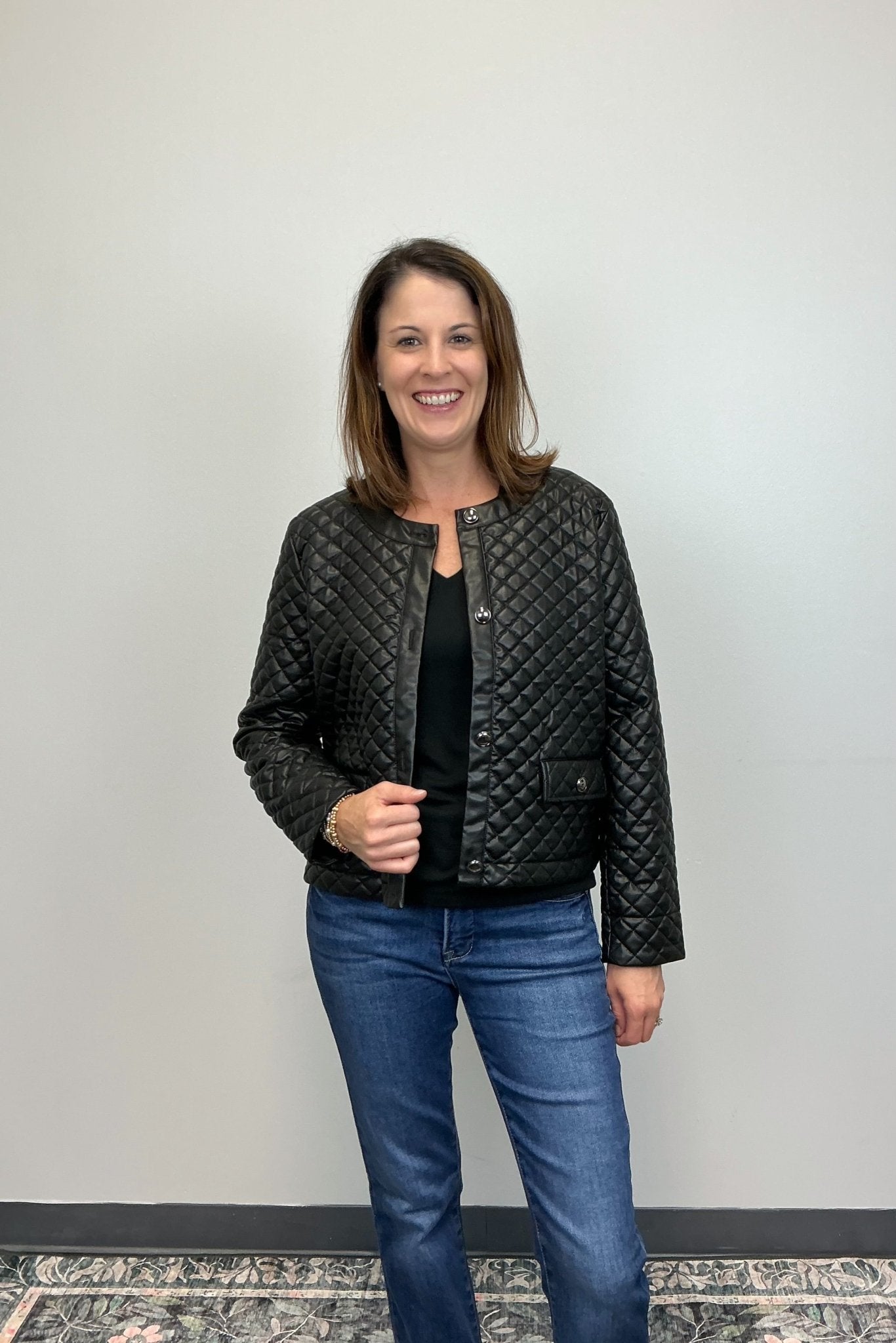 Lysse Aurelle Quilted Vegan Leather Jacket - Lysse