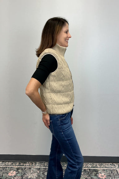 Lysse Petra Reversible Puffer Sweater Vest - Lysse