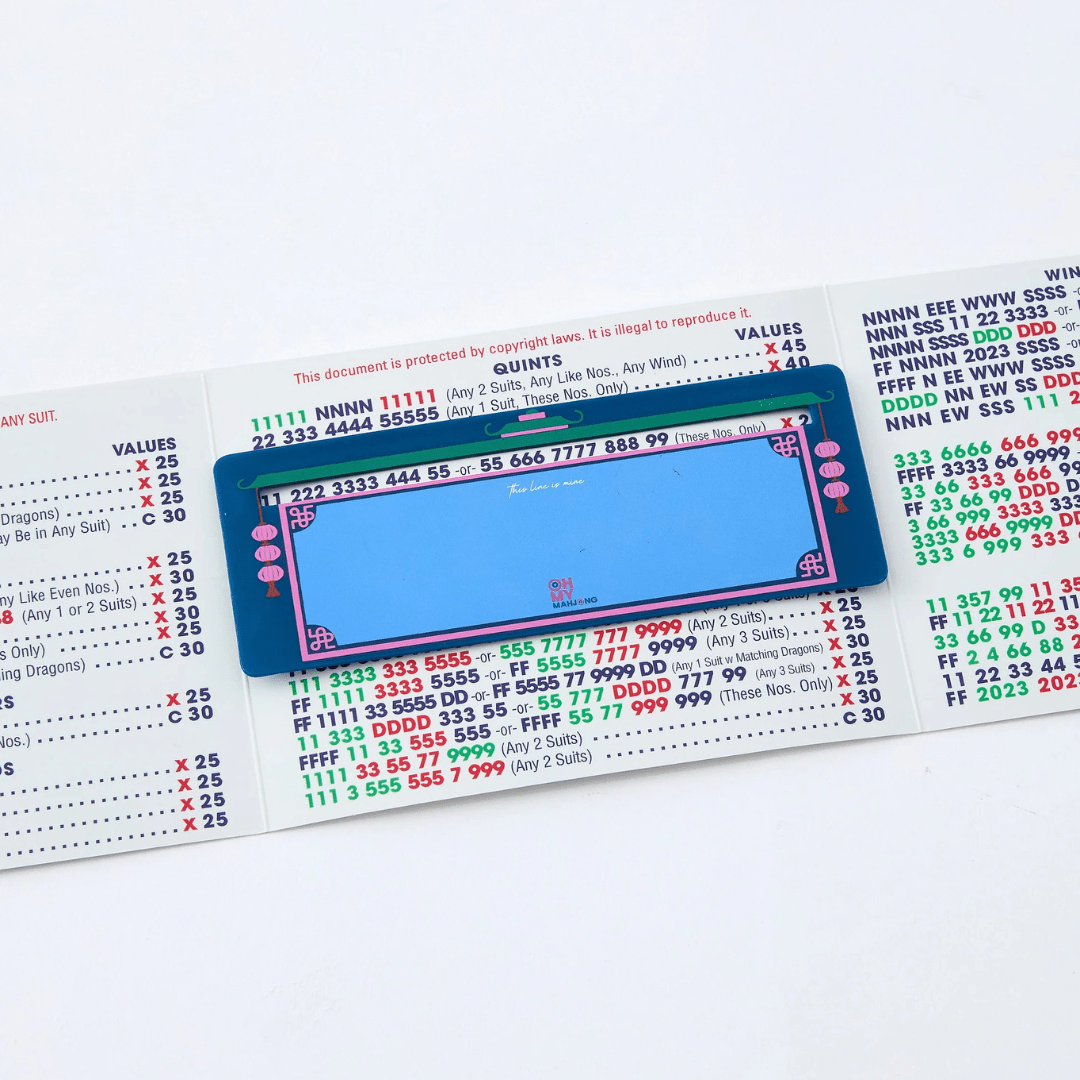 Mahjong Line Finder - Navy - Oh My Mahjong