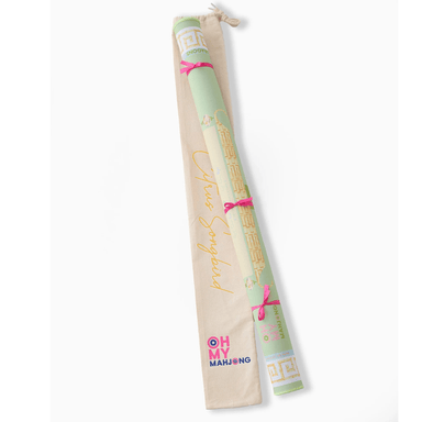 Mahjong Mat - Citrus Songbird - Oh My Mahjong