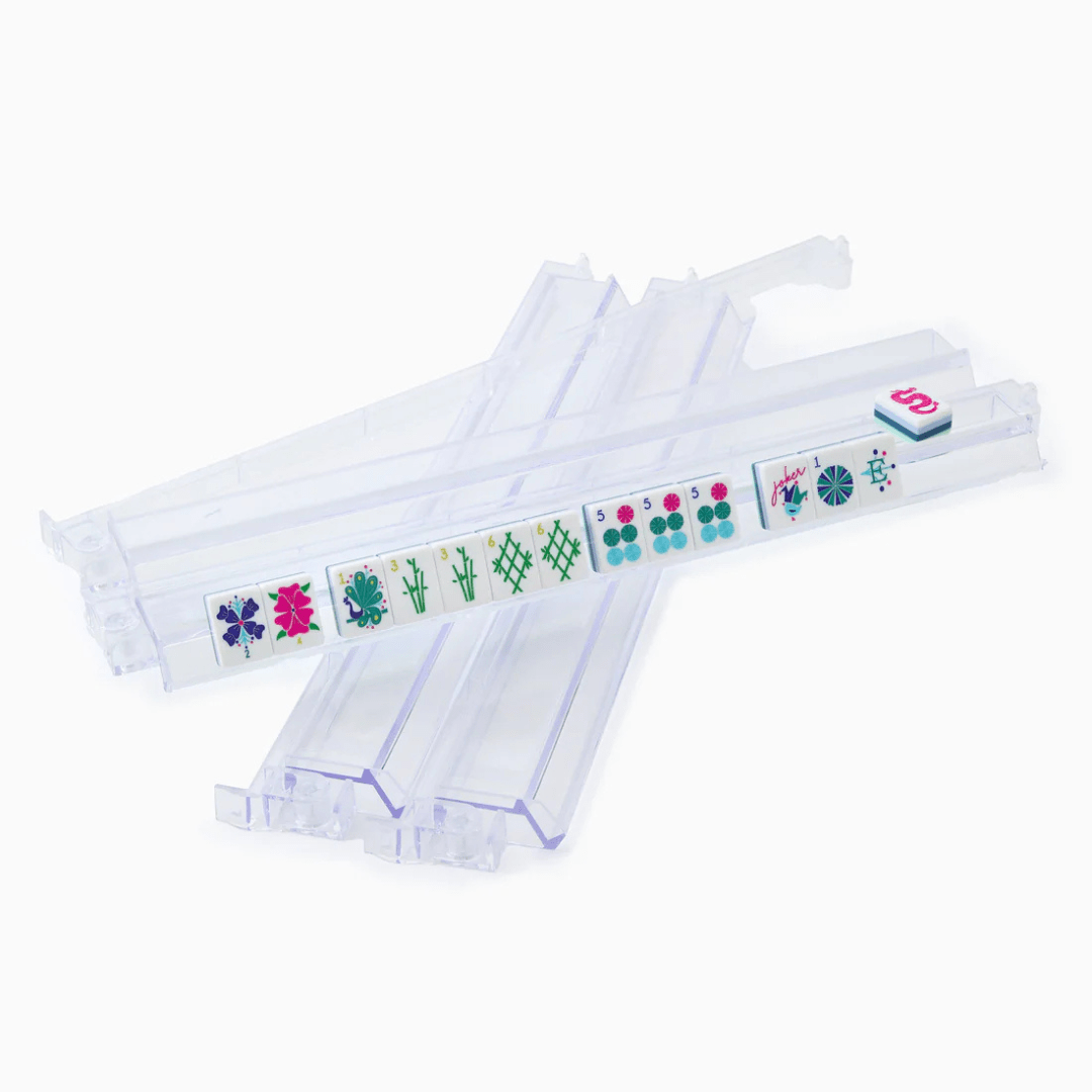 Mahjong Rack & Pusher Set - Clear - Oh My Mahjong