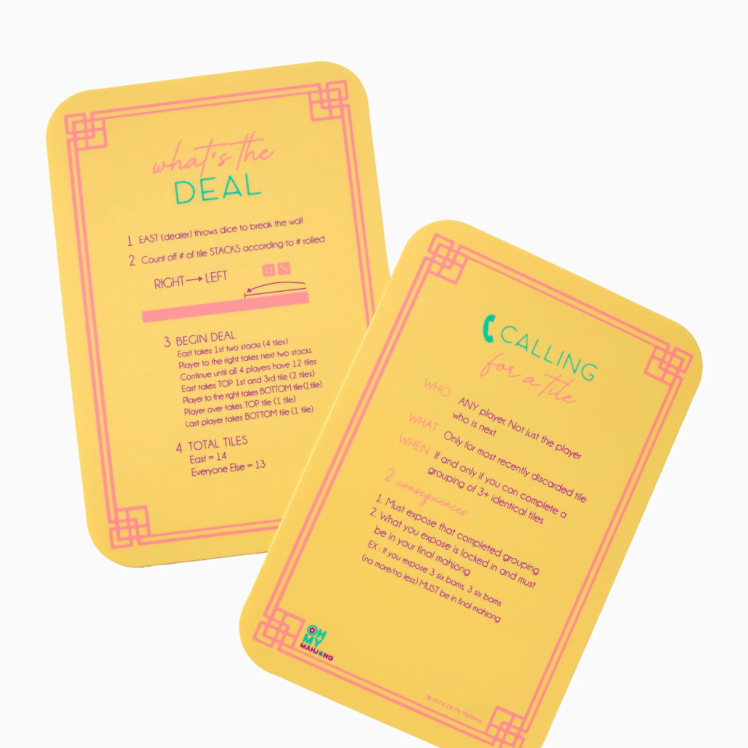 Mahjong Shufflers - Yellow - Oh My Mahjong