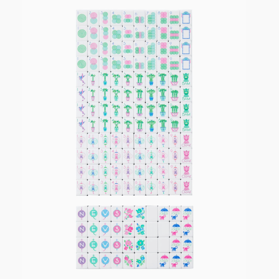 Mahjong Tiles - Jasmine - Oh My Mahjong