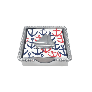 Mariposa Sailboat Rope Napkin Box Set - Mariposa
