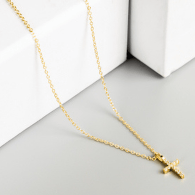 Meghan Browne Aime Cross Necklace - Meghan Browne