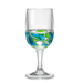 Merritt Mosaic Wine Glass - Peacock - Merritt International