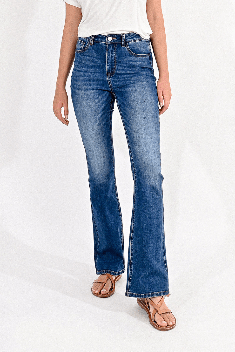 Molly Bracken Bootcut Jeans - Denim Blue - Molly Bracken