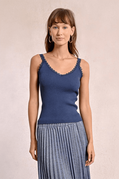 Molly Bracken Knit Spaghetti Strap Tank - Molly Bracken
