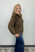 Molly Bracken Woven Jacket - Brown - Molly Bracken