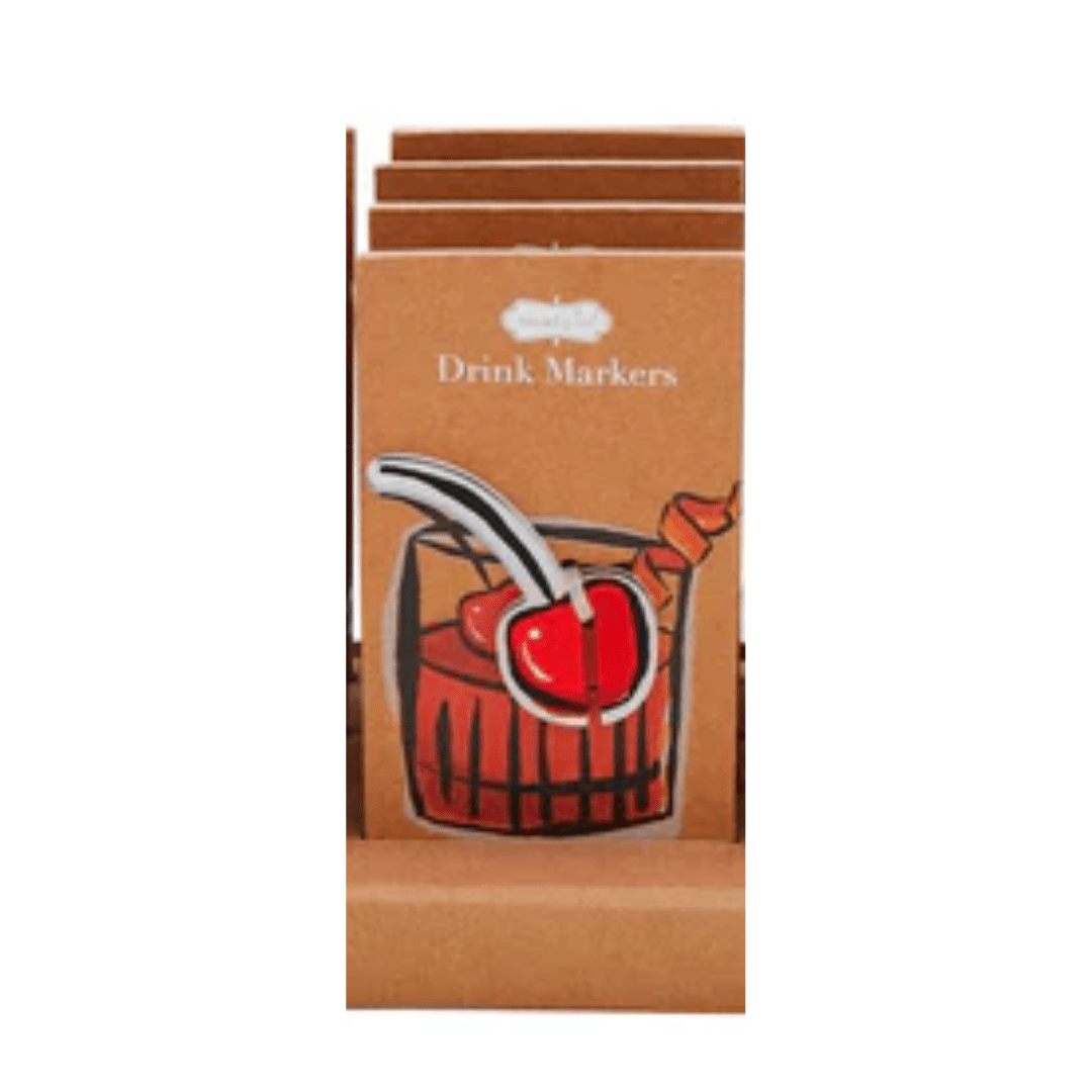 Mud Pie Acrylic Drink Marker Set - Mud Pie