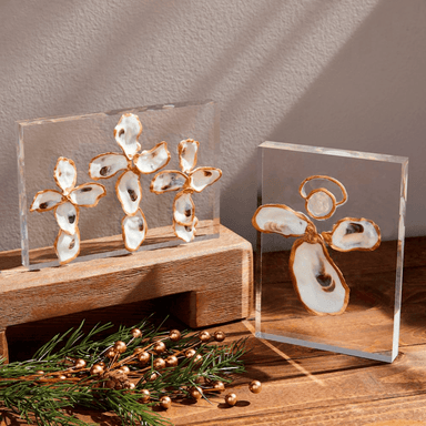 Mud Pie Acrylic Oyster Plaque - Mud Pie