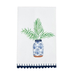 Mud Pie Blue Potted Plant Towel - Mud Pie