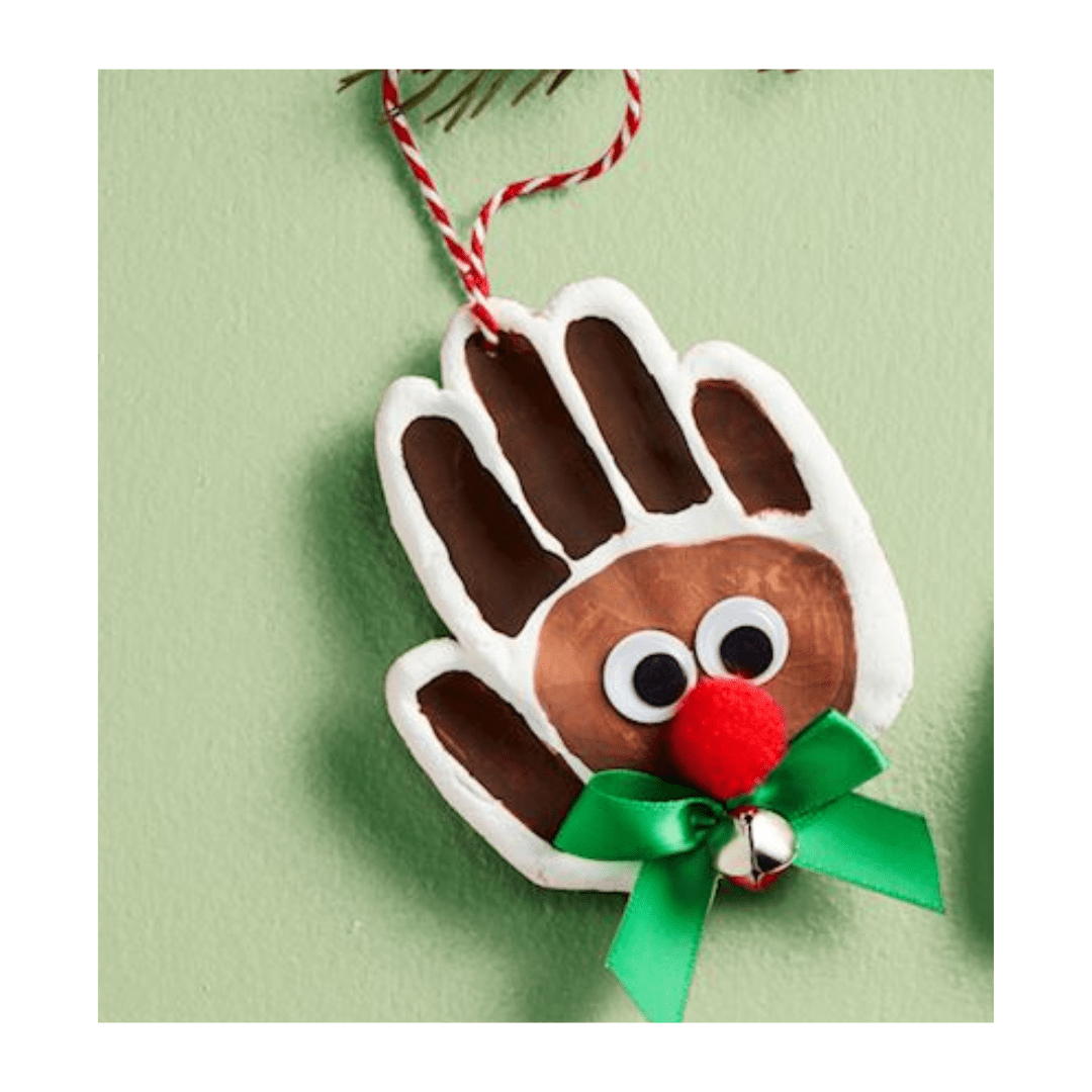 Mud Pie Christmas Handprint Book - Mud Pie