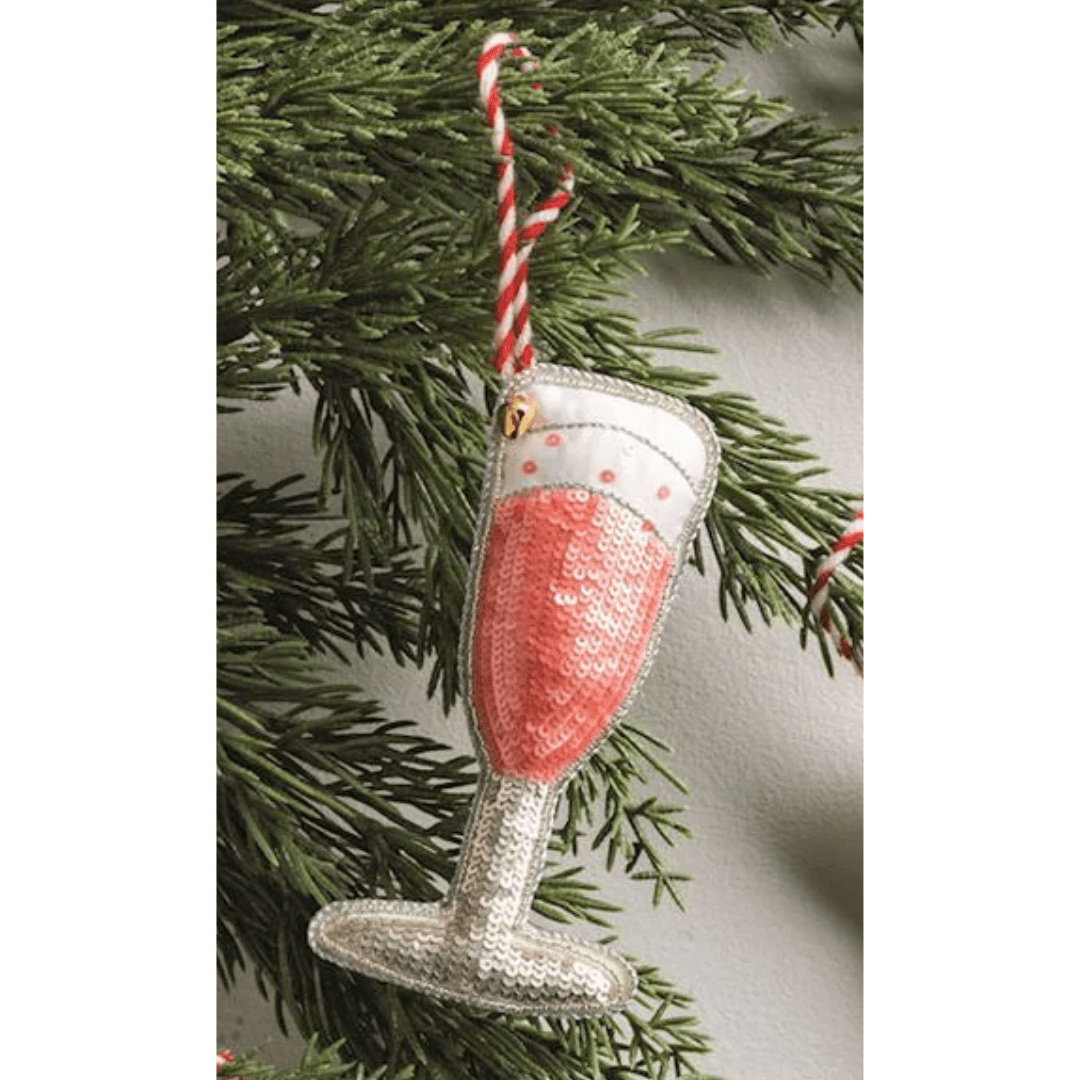 Mud Pie Cocktail Ornament - Mud Pie