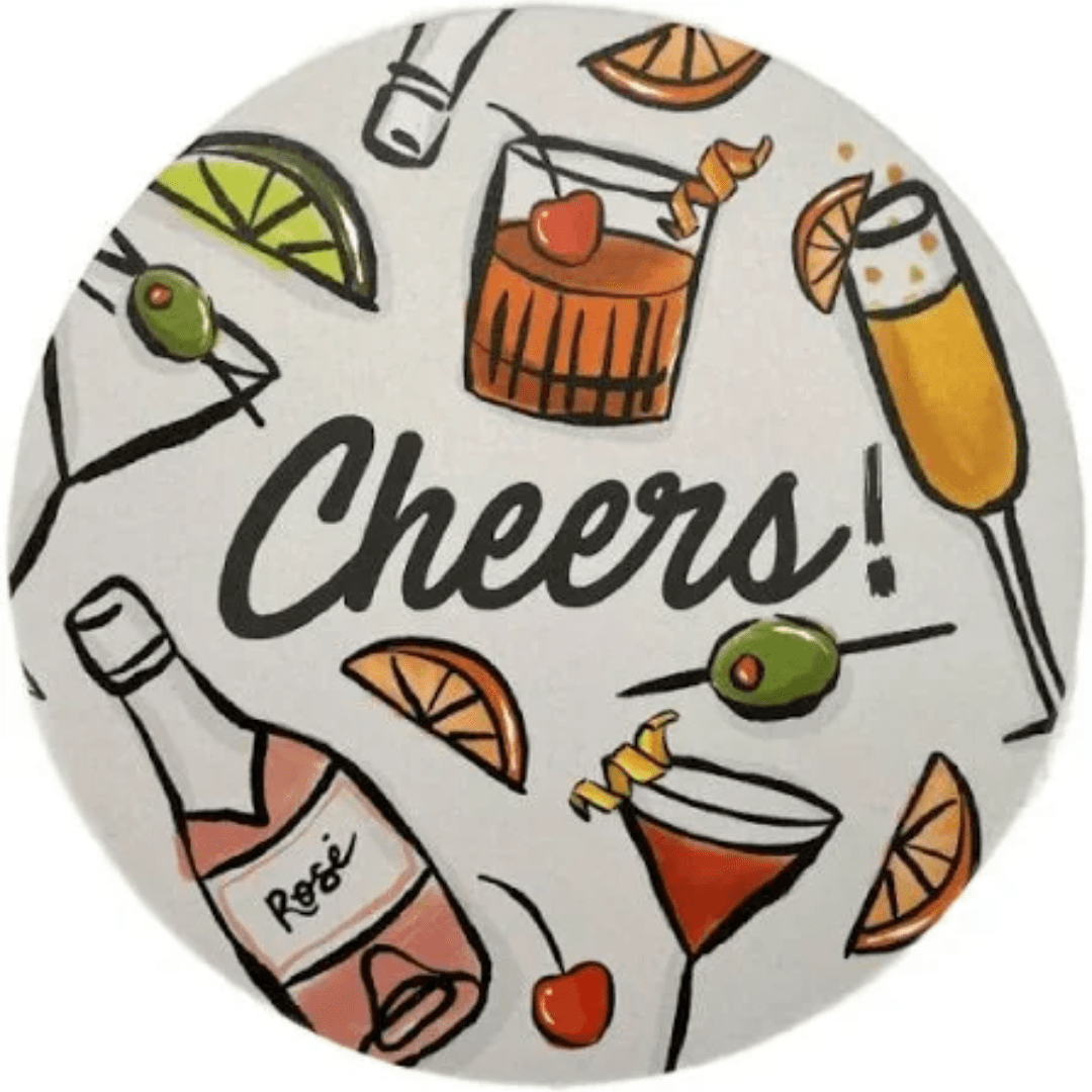 Mud Pie Cocktail Paper Coaster Set - Mud Pie