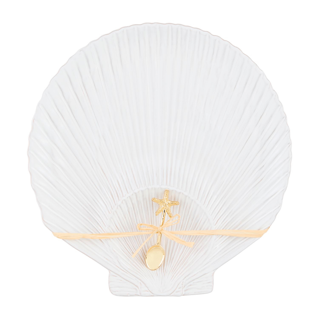 Mud Pie Fan Shell Chip & Dip Set - Mud Pie