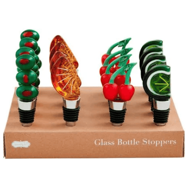 Mud Pie Figural Glass Bottle Stoppers - Mud Pie